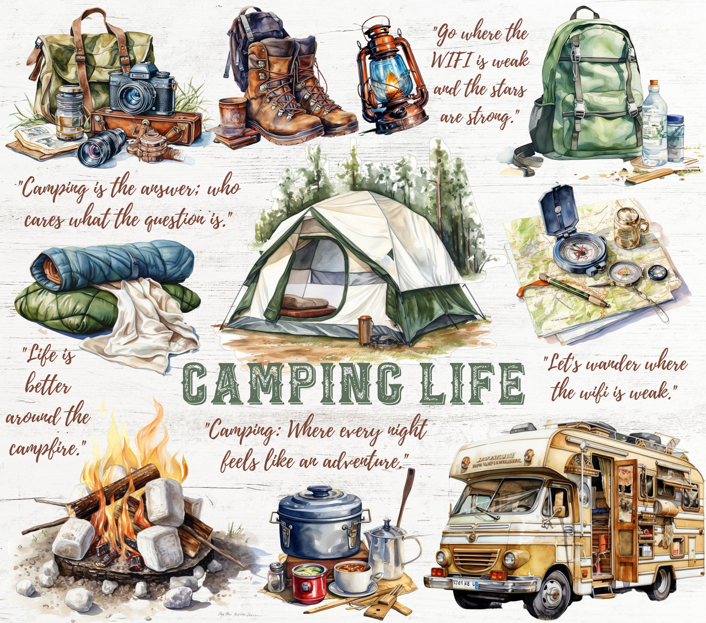 Camping Life Tumbler