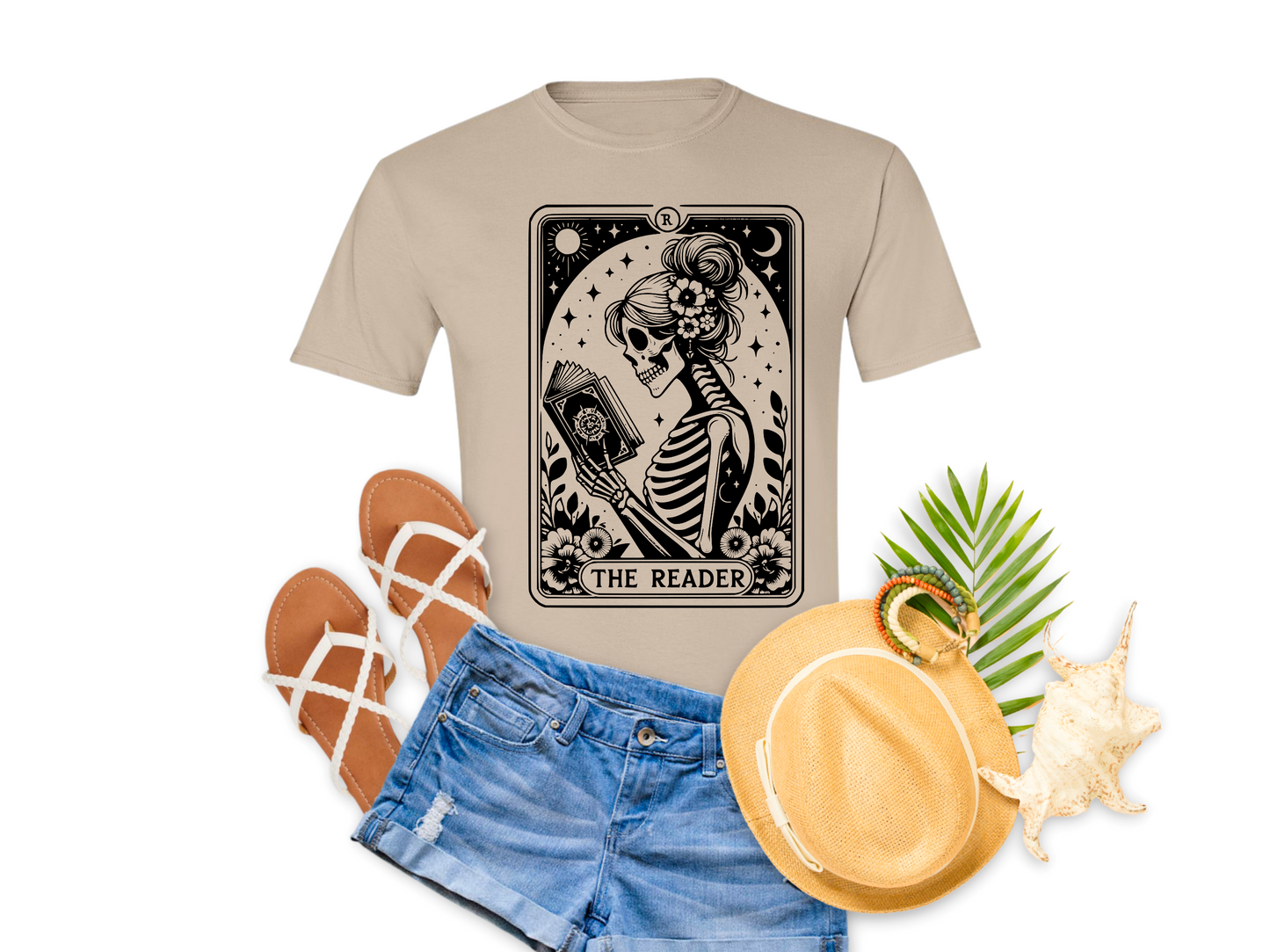 The Reader Tarot Card T-Shirt