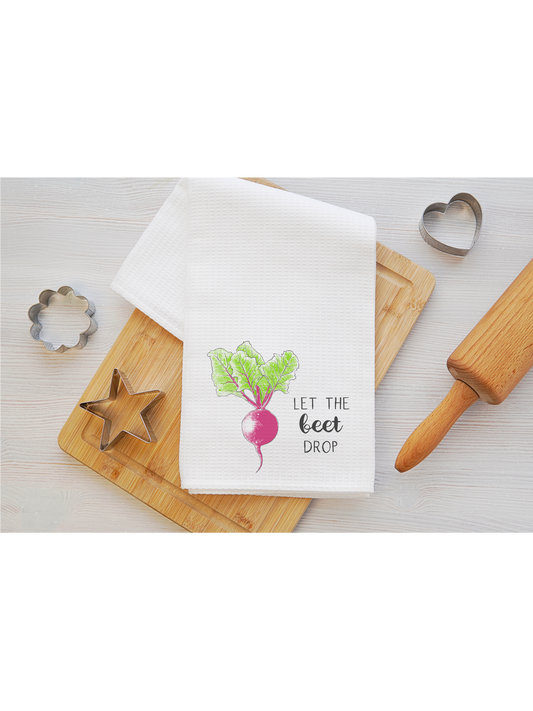 Let The Beet Drop Kitchen Towel