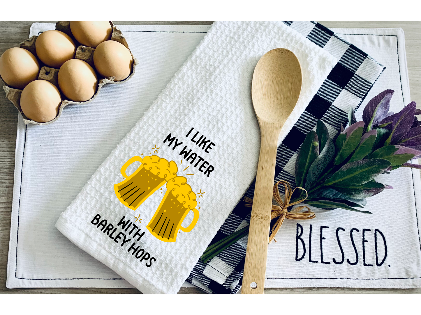 Barley Hops Kitchen Towel