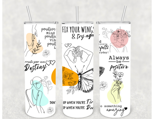 Destiny Affirmations Tumbler