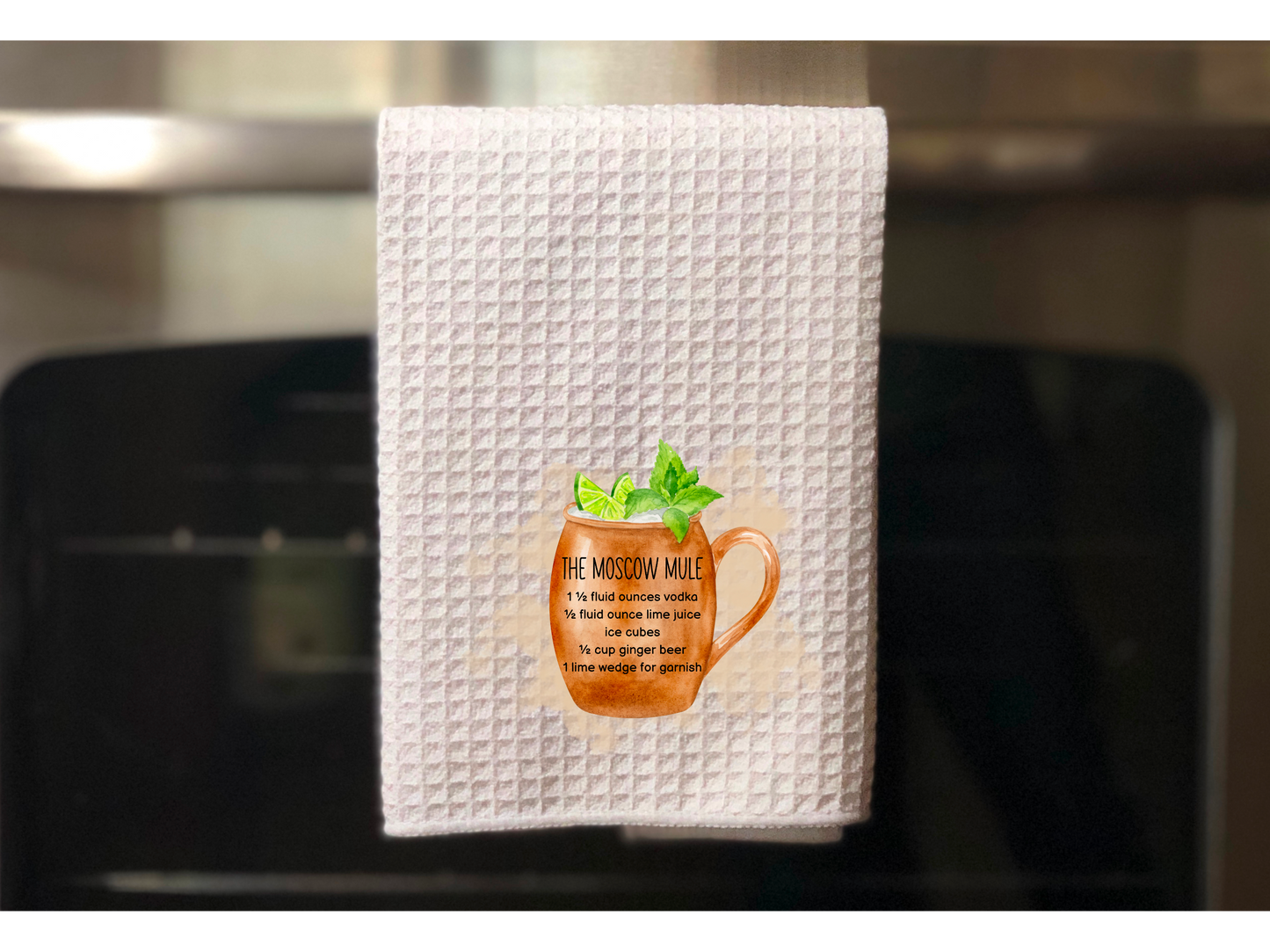 The Moscow Mule Recipe Kitchen Towel