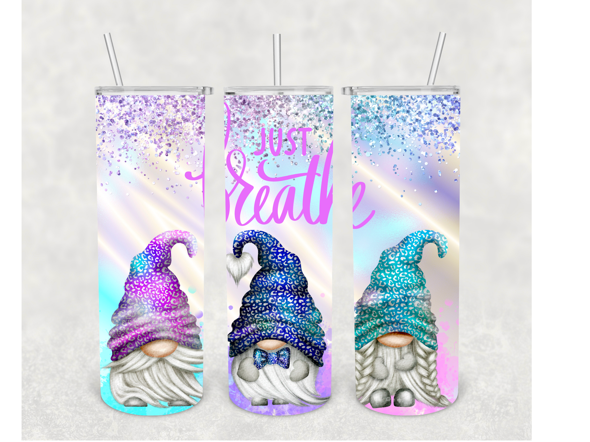 Pretty in Pink Gnome Tumbler