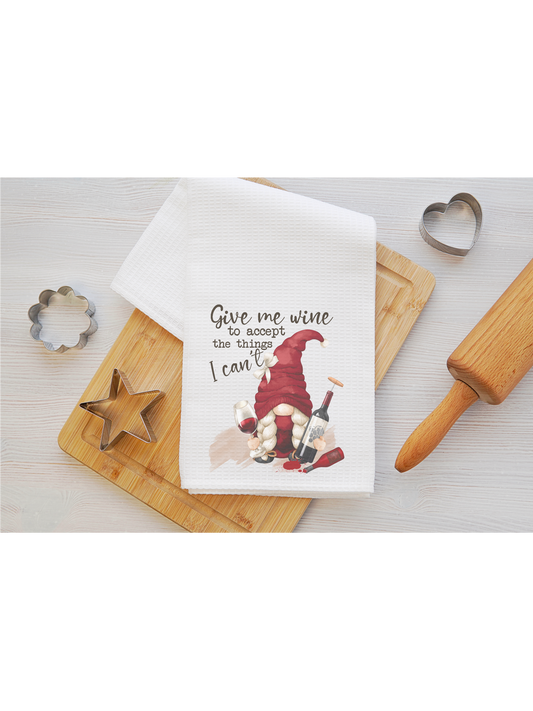 Wine Gnome Kitchen Towel