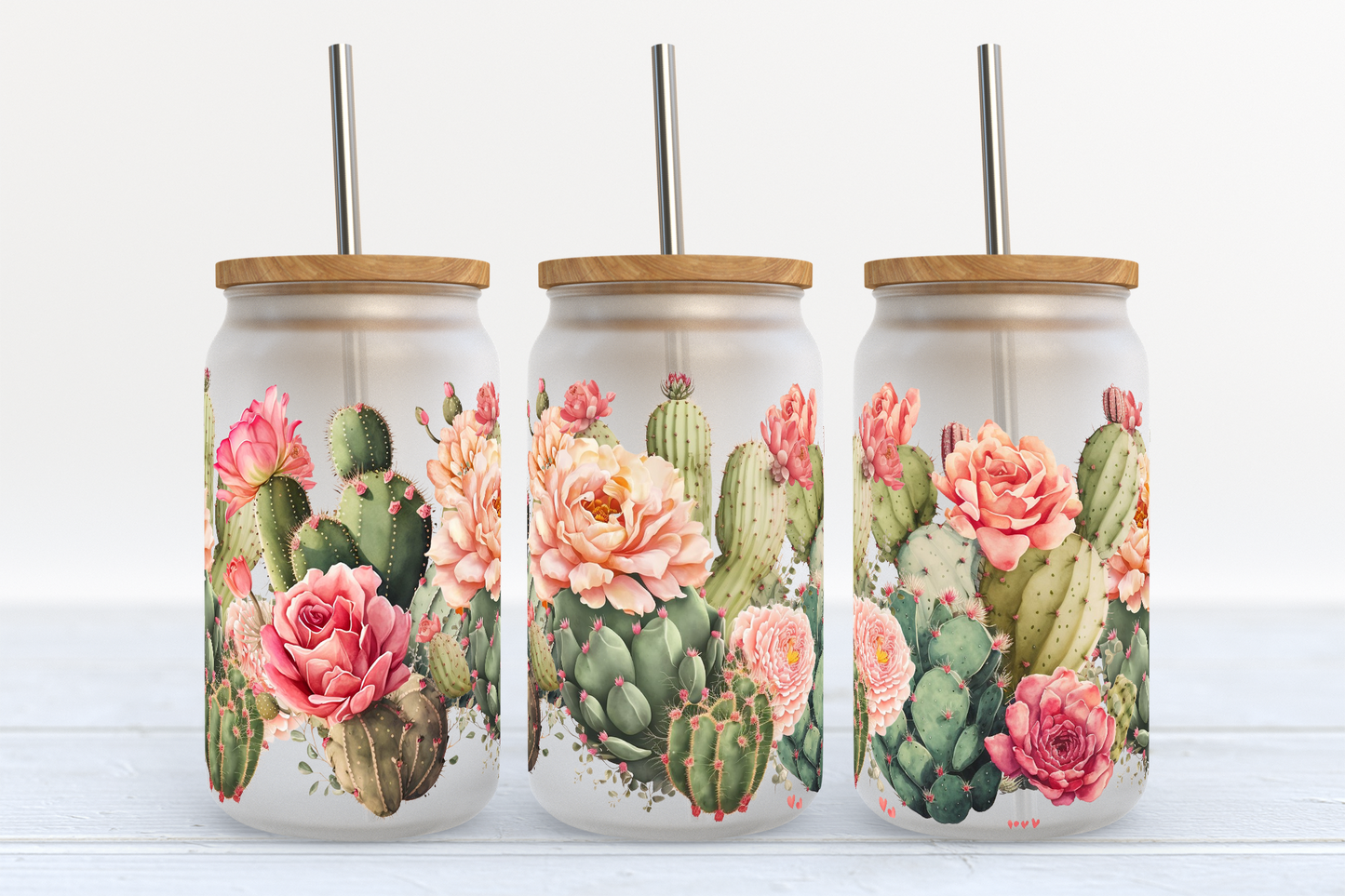 Cactus Glass Tumbler