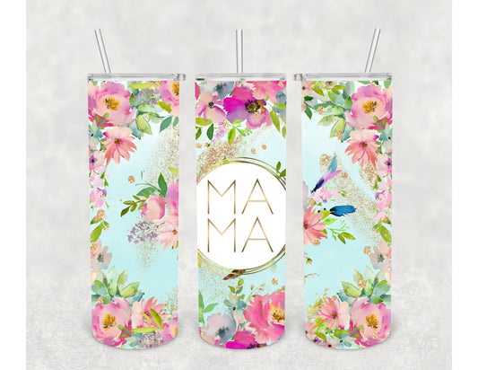 Floral Mama Tumbler