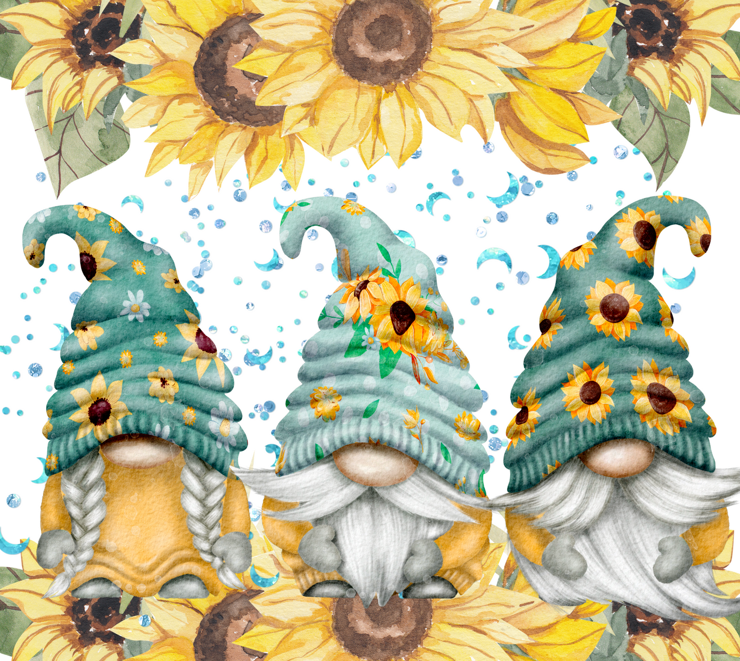 Sunflower Gnome Tumbler